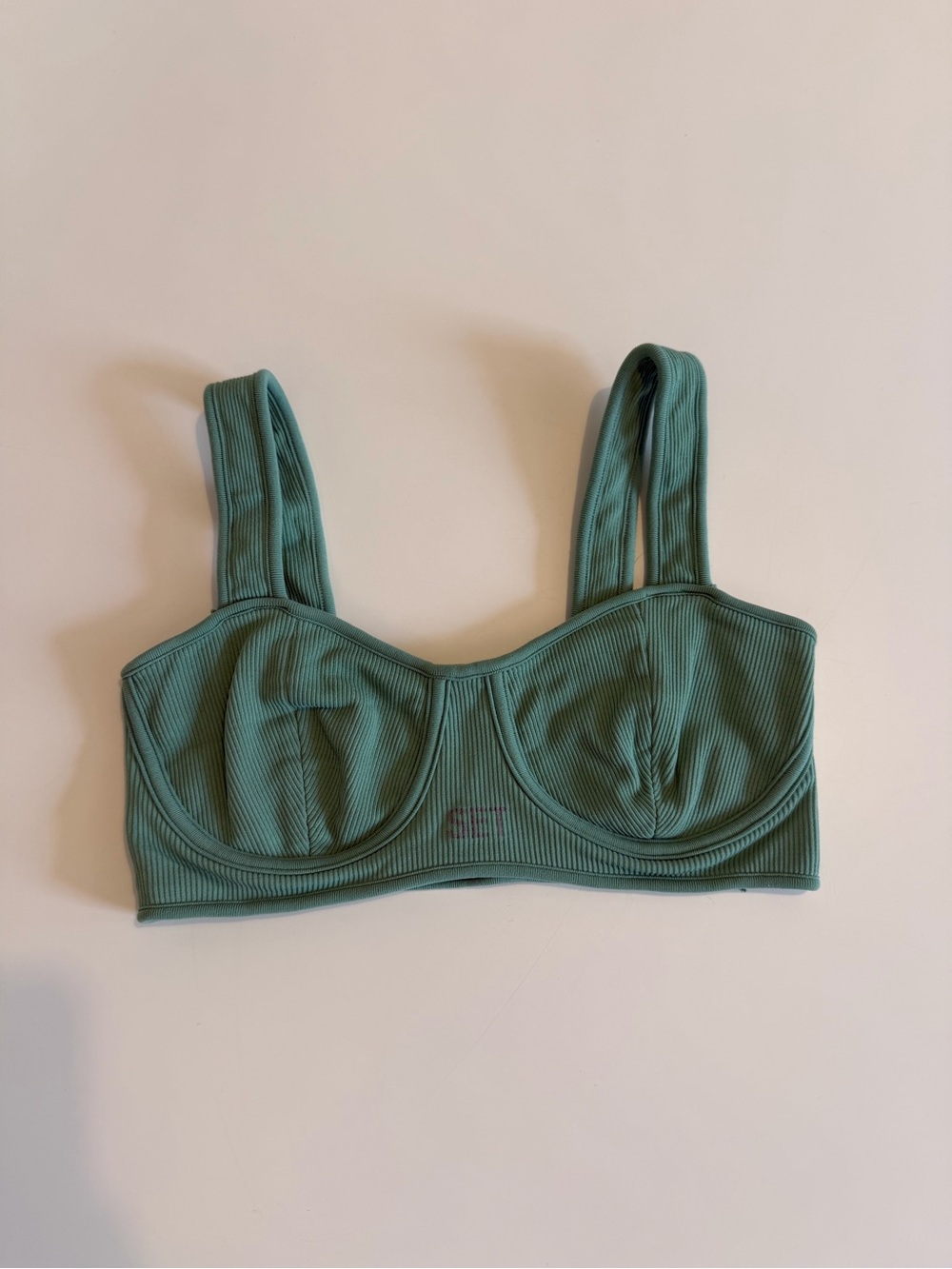 SET active Ribbed Green set